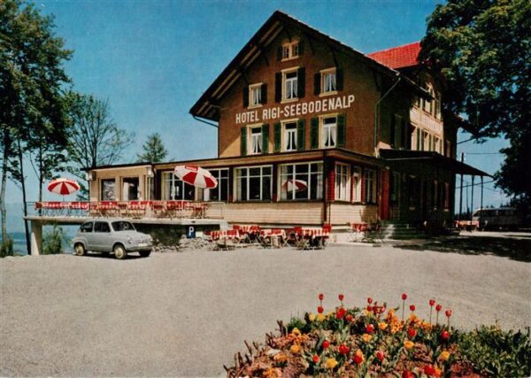 Kuessnacht Vierwaldstaettersee Hotel Rigi Seebodenalp Bergstation Luft
