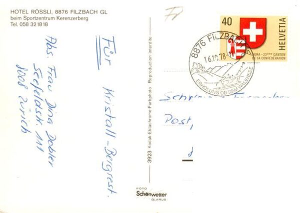 Filzbach GL Hotel Rössli – Bild 2