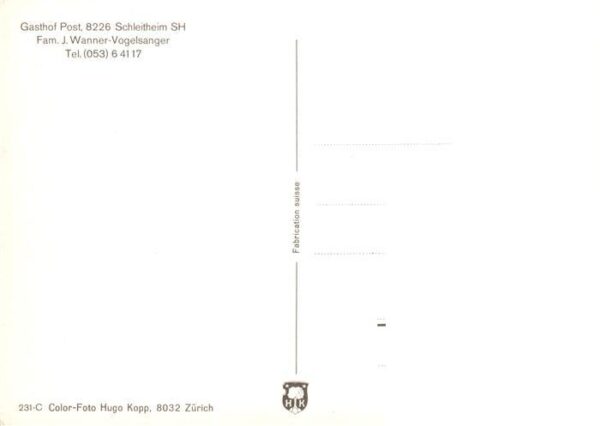 Schleitheim SH Gasthof Post – Bild 2