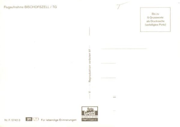 Bischofszell TG Fliegeraufnahme – Bild 2