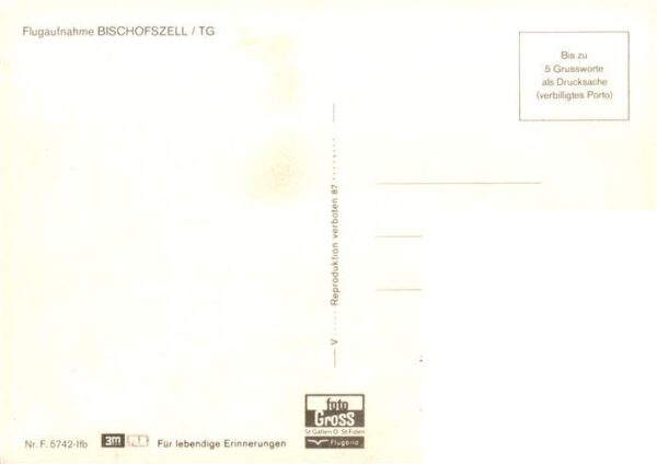 Bischofszell TG Fliegeraufnahme – Bild 2