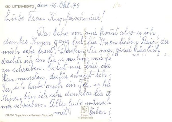 Littenheid TG Fliegeraufnahme – Bild 2