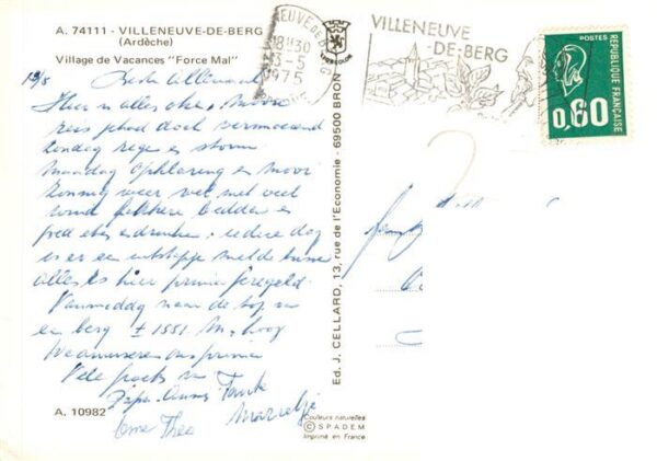 Villeneuve-de-Berg Village de Vacances Force Mal Vue aerie – Bild 2