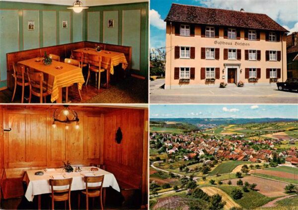 Schleitheim SH Gasthaus Hirschen Gasträume Fliegeraufn