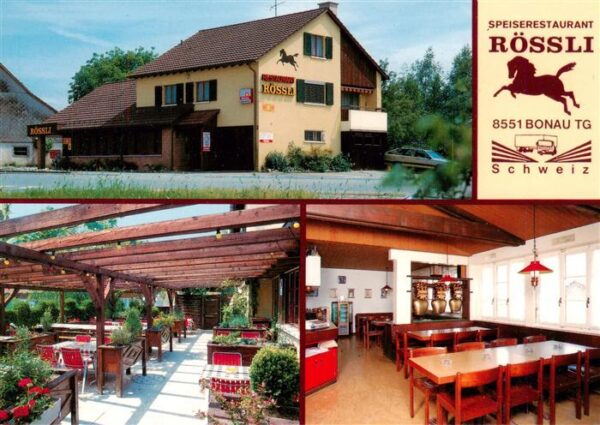 Bonau Speiserestaurant Rössli Gastraum Winter