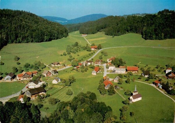 Tufertschwil Luetisburg Gasthaus Rössli Fliegeraufnahme