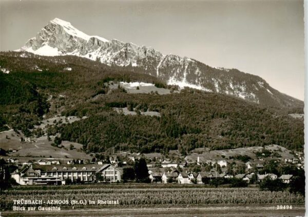 Azmoos SG mit Blick zur Gauschla