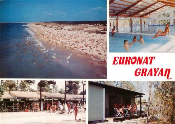Euronat Grayan 33 Gironde Ocean Atlantique Strand Hallenbad Laden