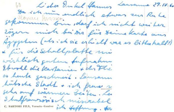Lausanne VD Pont Bessitres et la Cathedrale – Bild 2