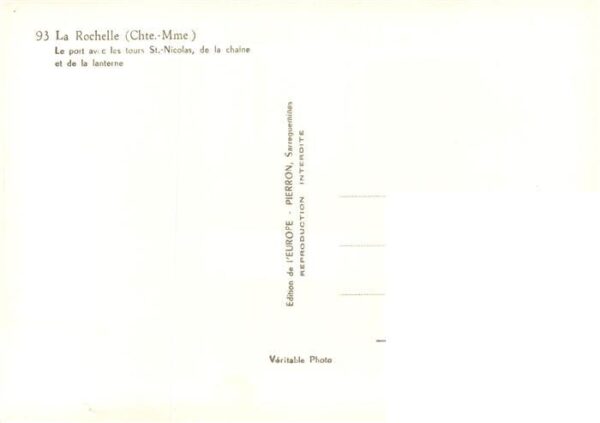 La Rochelle 17 Le port avec les tours St Nicolas de la – Bild 2