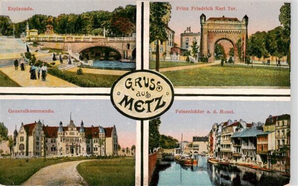 Metz  57 Moselle Esplanade Prinz Friedrich Karl Tor Gene