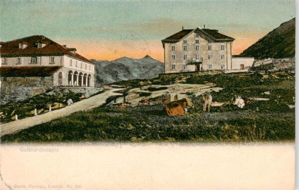Gotthardhospiz Gotthard Hospiz TI Panorama