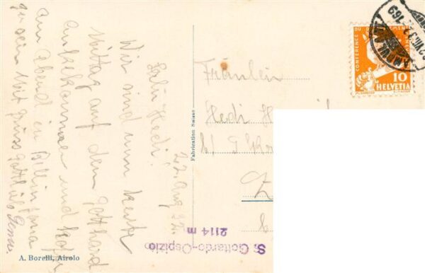 San Gottardo St Gotthard TI Gotthardhospiz – Bild 2