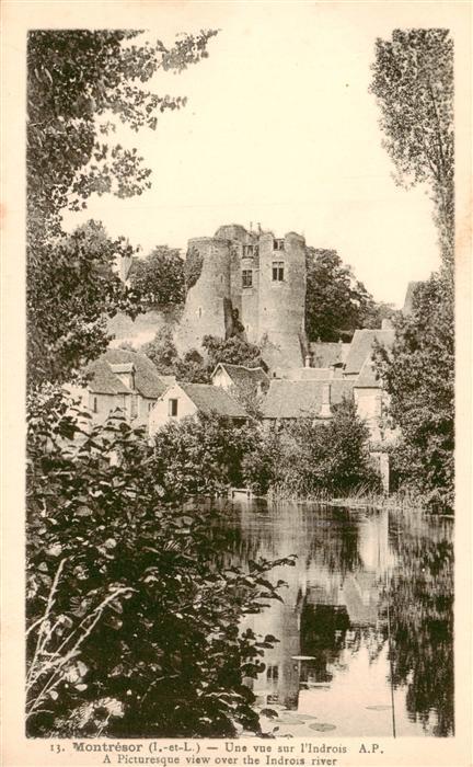 Montresor 37 Indre-et-Loire Une vue sur l'Indrois