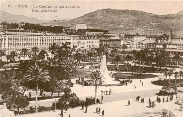 Nice  06 Nizza Le Casino et les Jardins Vue generale