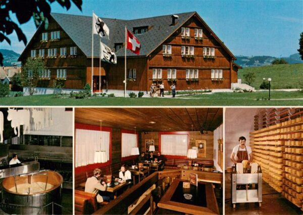 Stein AR Appenzeller Schaukäserei Gastraum Käsel