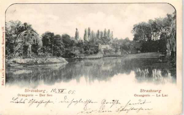 Strassburg  Strasbourg 67 Bas-Rhin Orangerie Der See