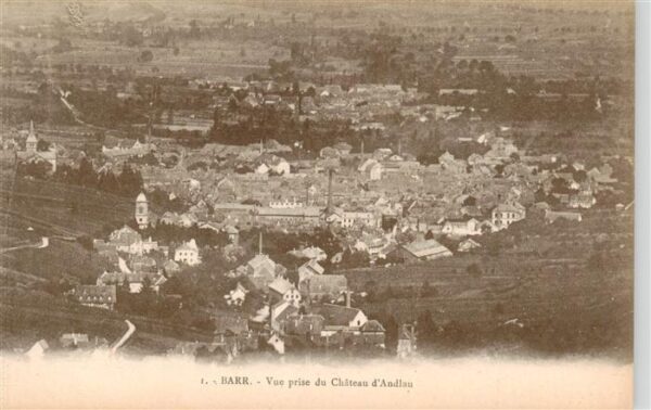 Barr 67 Alsace Vue prise du Chateau d_Andlau