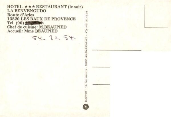 Les-Baux-de-Provence 13 Hotel Restaurant La Benvengudo – Bild 2