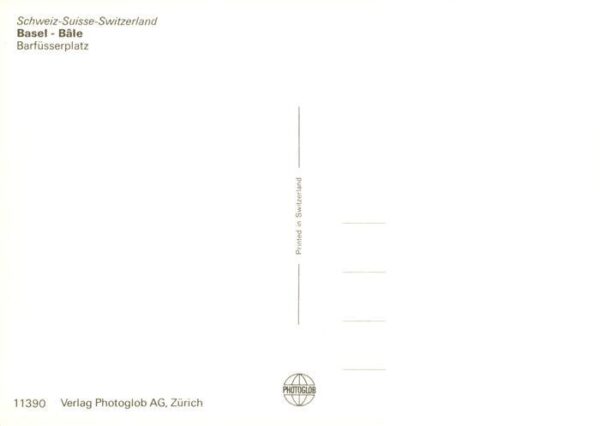 Basel BS Bâle Barfüsserplatz – Bild 2