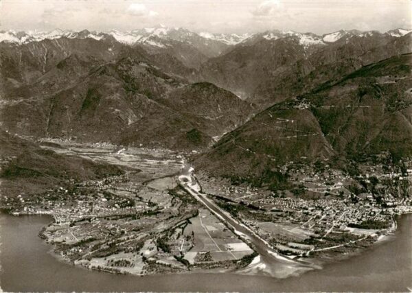 Ascona Lago Maggiore TI Locarno Monte Bre e Delta della Maggia