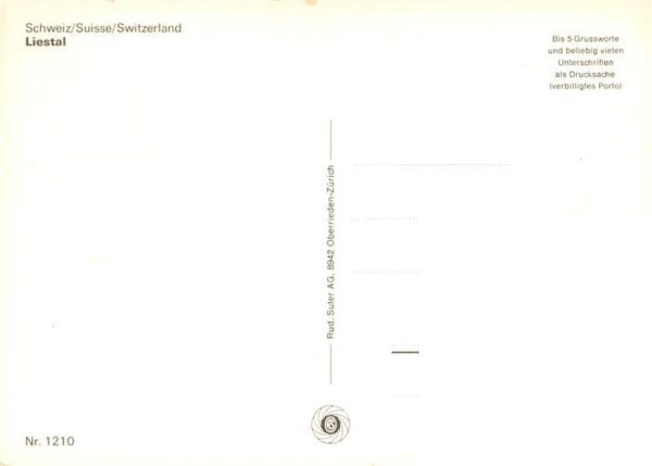 Liestal BL Orts und Teilansichten Rathaus Kirche S – Bild 2