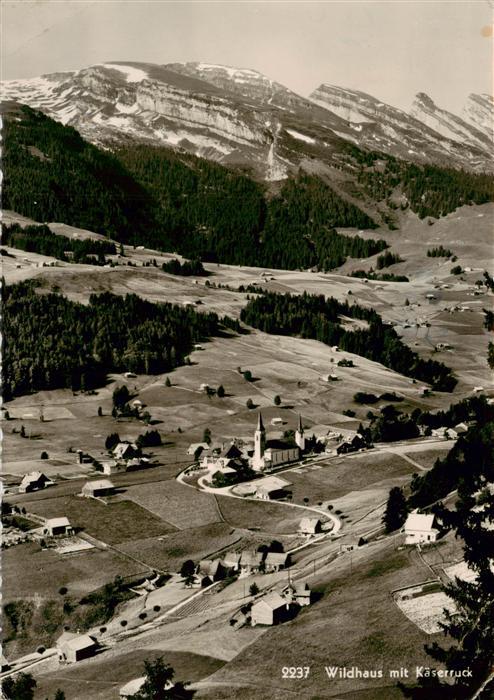 Wildhaus  SG Panorama Blick gegen Käserruck