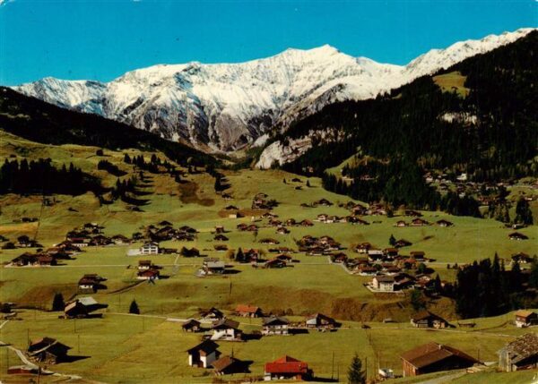 Boden Adelboden BE Panorama mit Albristhorn