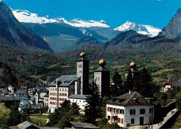 Brig Glis Brigue VS Stockalperschloss Alpenpanorama