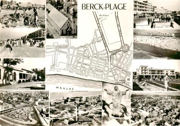 Berck-Plage 62 Kirche Strandpartien Notre Dame des Sab