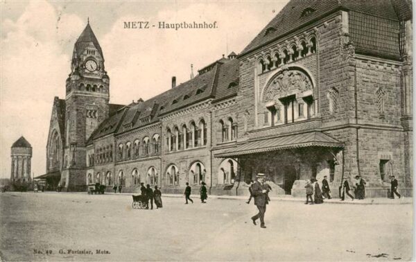 Metz  57 Moselle Hauptbahnhof Feldpost