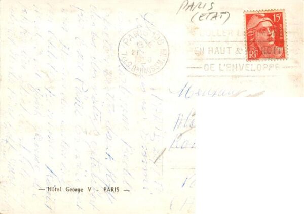 Paris 75 Hotel George Gastraum – Bild 2