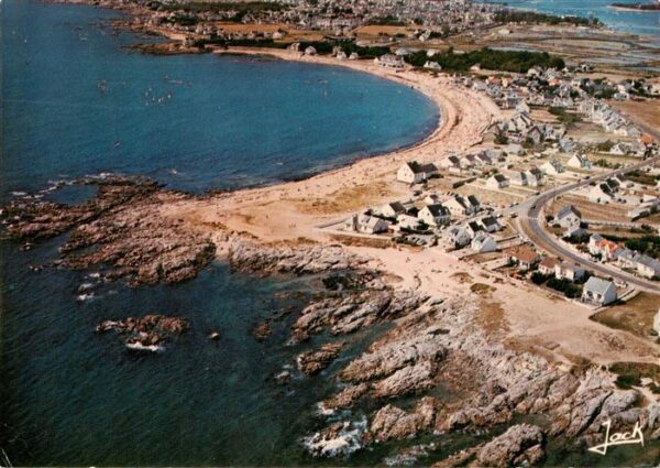 Batz-sur-Mer 44 Loire-Atlantique La plage Valentin Fliegeraufnahme