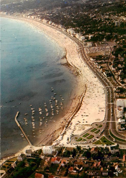 Pornichet Le port et le boulevard de mer vers La