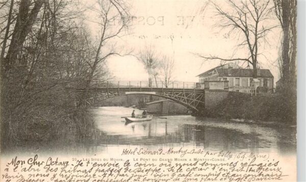 Montry-Conde 77 Seine-et-Marne Les Sites du Morin Le Pont du Grand Mor