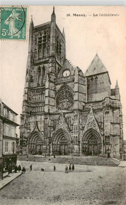 Meaux 77 Seine-et-Marne La Cathedrale