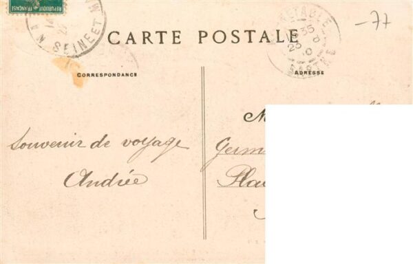 Montigny 77-Lencoup Seine-et-Marne Cedre plante par Bernard de Jussieu en – Bild 2
