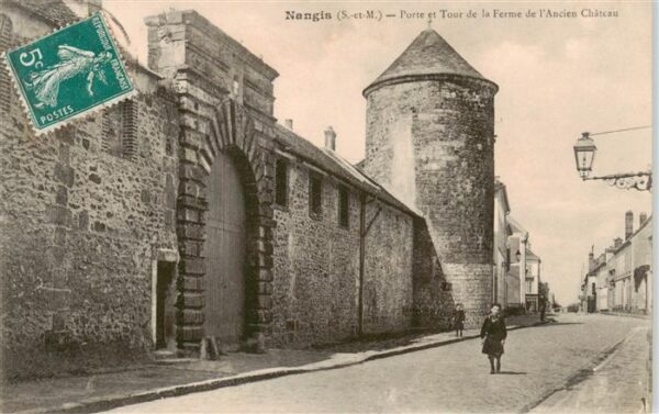 Nangis 77 Seine-et-Marne Porte et Tour de la Ferme de l’Ancien C
