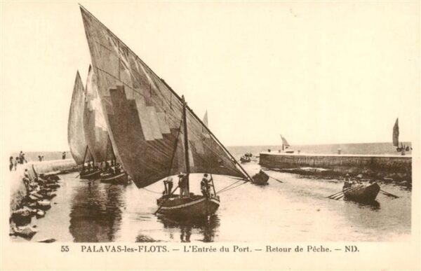 Palavas-les-Flots 34 Entree du Port Retour de Peche