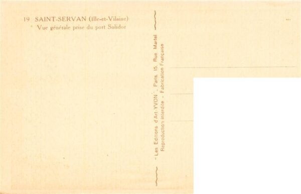 Saint-Servan-sur-Mer 35 Vue generale prise du port Solidor – Bild 2