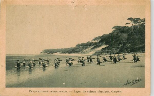 Arcachon 33 Gironde Preventorium Armaingaud Lecon de cultur