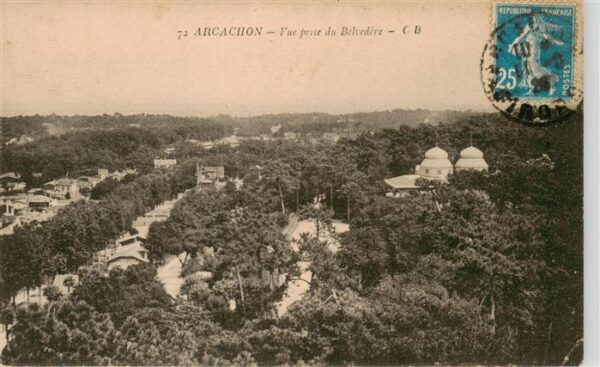 Arcachon 33 Gironde Vue prise du Belvedere