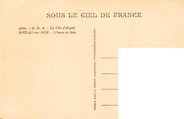 Soulac-sur-Mer 33 Gironde Heurs du bain – Bild 2