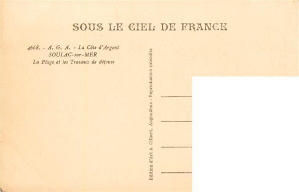 Soulac-sur-Mer 33 Gironde La Plage et les Travaux de defense – Bild 2