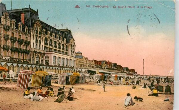 Cabourg 14 Calvados Le Grand Hotel et la Plage