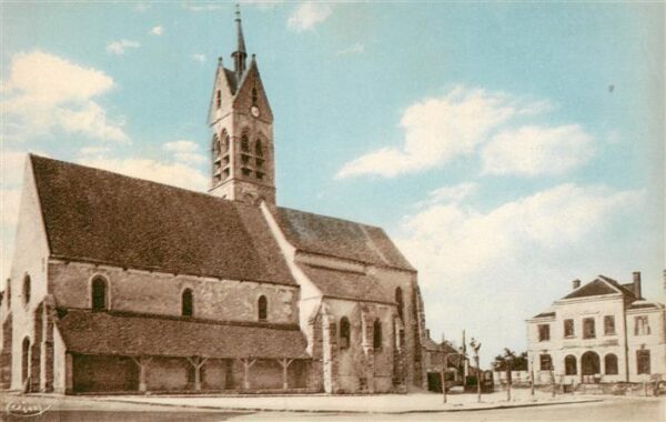 Le Chatelet-en-Brie 77 Seine-et-Marne Eglise et la Mairie