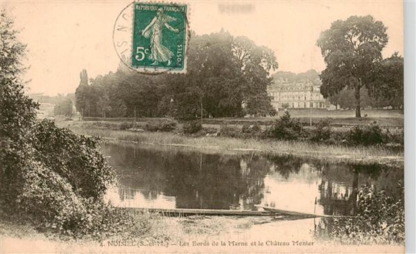 Noisiel 77 Seine-et-Marne Les Bords de la Marne et le Chateau Men