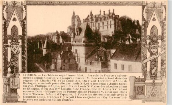 Loches 37 Indre-et-Loire Le Chateau royal