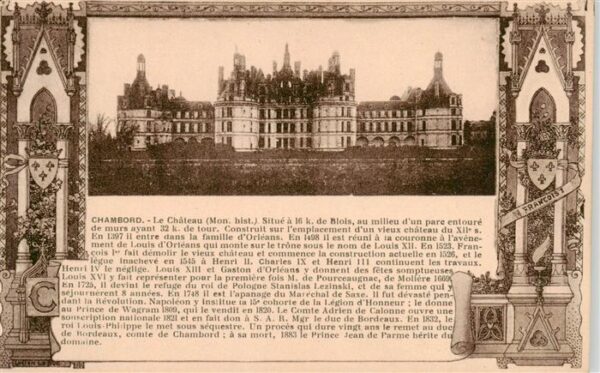 Chambord Blois 41 Loir-et-Cher Le Chateau