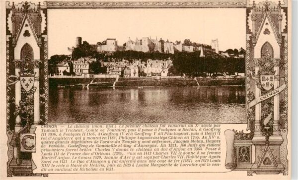 Chinon 37 Indre et Loire Le Chateau